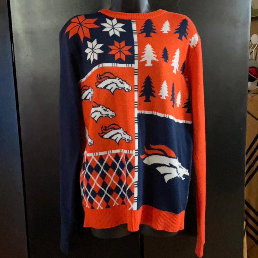 Unisex Holiday Denver Broncos NFL medium sweater